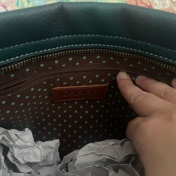 Chala Dark Teal Tote Bag - Picture 4 of 4